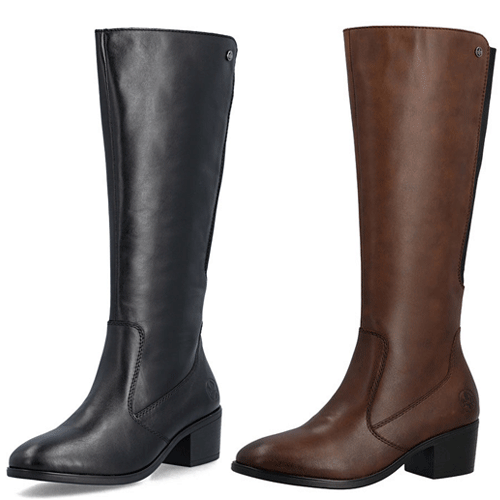 Rieker ‘73955’ – Womens Zip Fastening Knee High Boot
