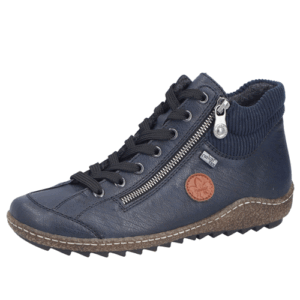 Rieker ‘L7514’ – Women’s Lace-up and Dual Zip Fastening Ankle Boot