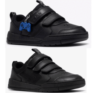 Clarks ‘Laser Play’ – Childrens Velcro Fastening School Shoe