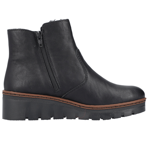 Rieker ‘X9165’ – Women’s Zip Fastening Ankle Boot - Image 2