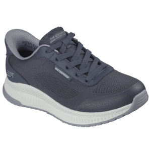 Skechers 117744 ‘Bobs Squad 4 – Essential Look’ – Womens Lace-up Slip-in Waterproof Trainer
