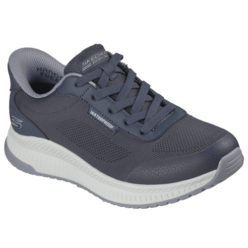 Skechers 117744 ‘Bobs Squad 4 – Essential Look’ – Womens Lace-up Slip-in Waterproof Trainer