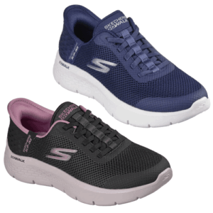 Skechers 124836 ‘Go Walk Flex – Grand Entry’ – Womens Bungee Lace Slip-in Trainer