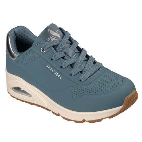 Skechers 177094 ‘Uno – Golden Air’ – Womens Lace-up Trainer