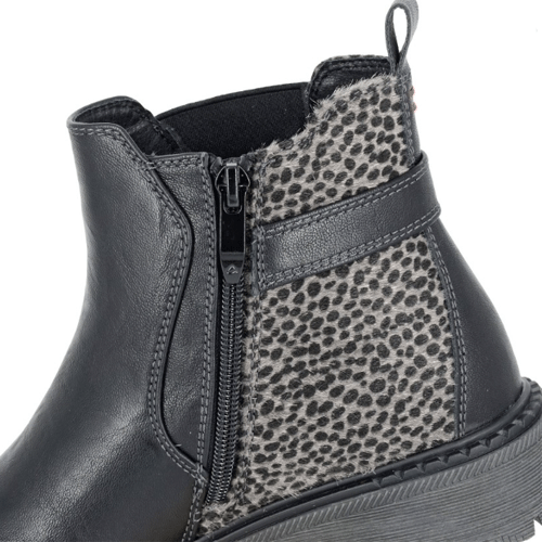 Cipriata L867 ‘Arnalda’ – Womens Zip Fastening Ankle Boot - Image 2
