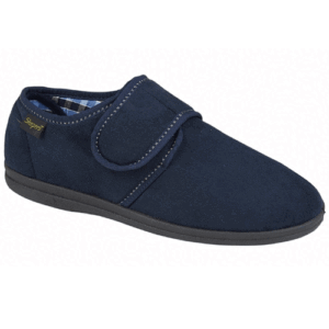 Sleepers MS391 ‘Johnny’ – Mens Velcro Fastening Slipper
