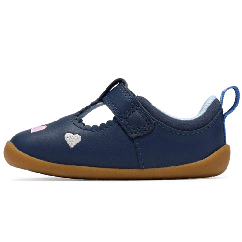 Clarks ‘Roamer Heart’ – Girls Velcro Fastening Pre-Walker - Image 8