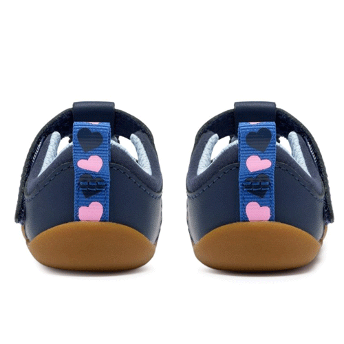 Clarks ‘Roamer Heart’ – Girls Velcro Fastening Pre-Walker - Image 9