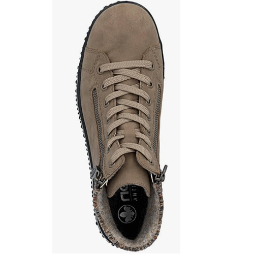Rieker ‘Z4263’ – Women’s Lace-up and Dual Zip Fastening Ankle Boot - Image 3